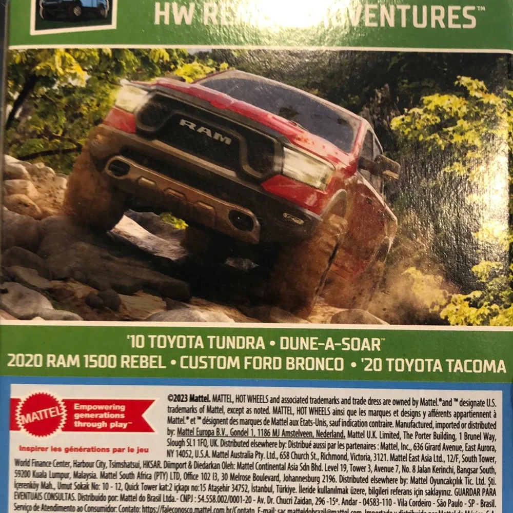 HW Remote Adventures Toy Trucks Set - Multicolor